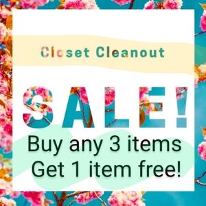 Bundle up! Buy 3 items get 1 item FREE